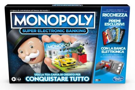 Hasbro Monopoly Super elektronické bankovnictví