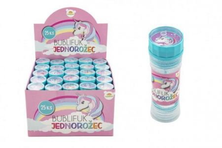 Teddies Bublifuk 50 ml jednorožec 11 cm