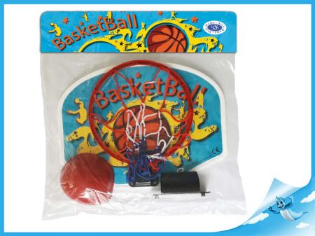 Basketbalový koš 34x25,3cm s míčem v sáčku