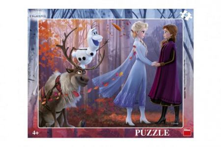 Dino Puzzle deskové Ledové království II/Frozen II 37x29 cm 40 dílků