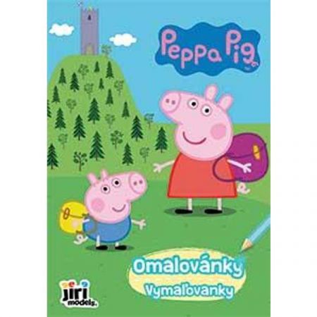 Jiri Models Omalovánky A5+ Prasátko Peppa - Výlet


