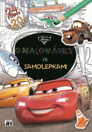 Jiri Models Omalovánky se samolepkami A4 Auta