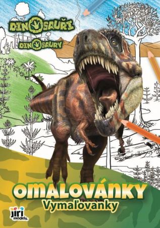 Jiri Models Omalovánky A4 - Dinosauři