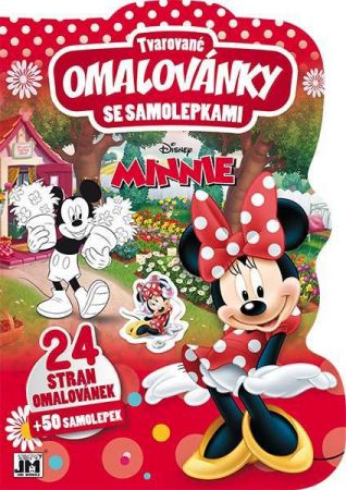 Jiri Models Tvarované omalovánky se samolepkami - Minnie