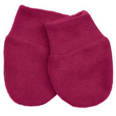 Babyrenka Kojenecké rukavičky Fleece Fuchcsia