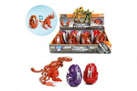 Teddies Transformer vejce/dinosaurus plast 8 cm