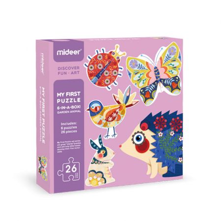 Mideer Mé první puzzle - Zahradní zvířátka