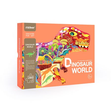 Mideer Puzzle velkých zvířat - Dinosauří svět