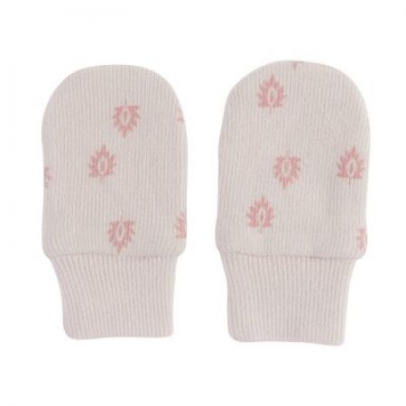 Lodger Kojenecké rukavičky Mittens Print Rib Tan