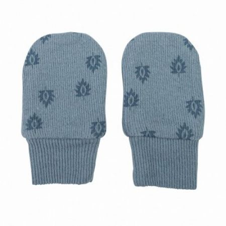 Lodger Kojenecké rukavičky Mittens Print Rib Ocean