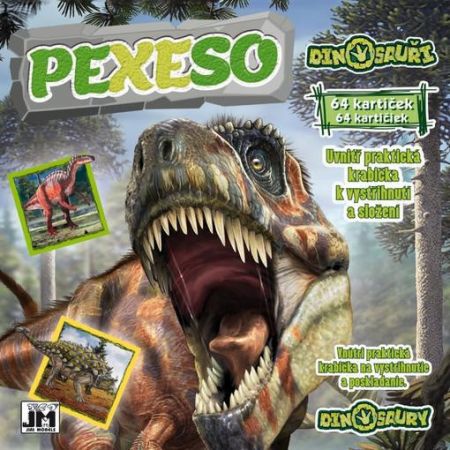 Jiri Models Pexeso v sešitu - Dinosauři