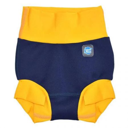 Splash About Plavky Happy Nappy DUO -  Navy/Yellow Vel. XL (1-2 roky)