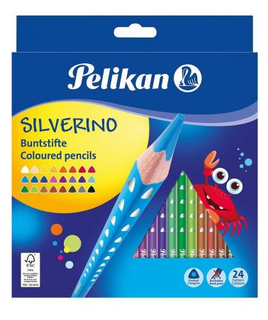 Pelikan  - Pastelky Silverino tenké 24ks