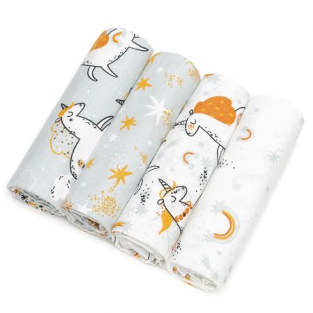 T-tomi Látkové pleny 76 x 76 cm Unicorns