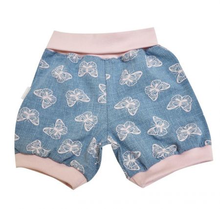 Česká výroba Dívčí šortky jeans MKCool Motýlek Vel. 56