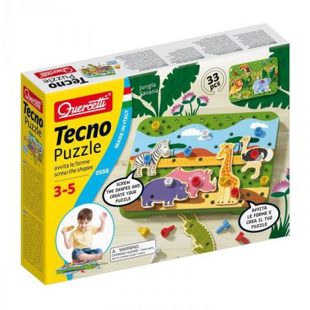 Quercetti Tecno Puzzle 33 ks