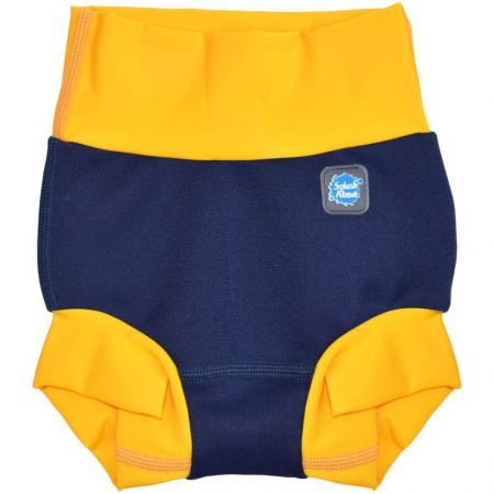 Splash About Nové Plavky Happy Nappy - Modro-žluté  Vel. 4XL (4-5 let )