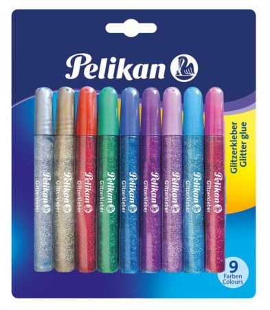 Pelikan  Lepidlo glitrové 9 ks