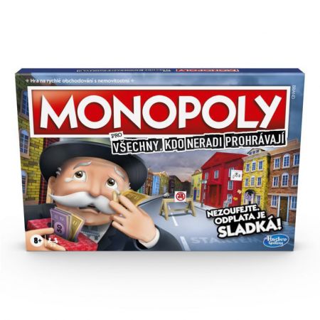 Hasbro Monopoly pro všechny, kdo neradi prohrávají 