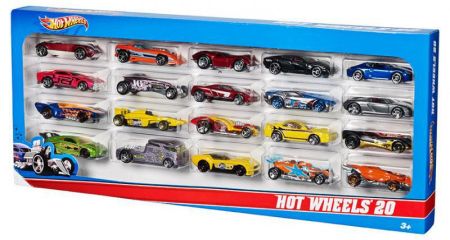 Mattel Sada Hot Wheels 20 ks