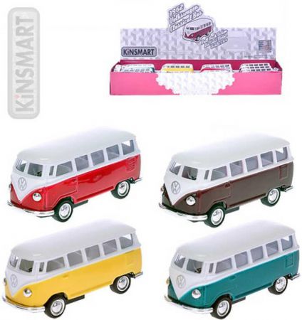 Kinsmart  Volkswagen Classic autobus 1962 1:64 kov zpětný chod