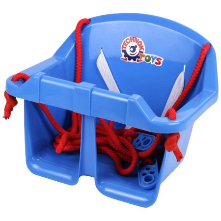 Houpačka Baby plast nosnost 20kg 4 barvy 36x30x29cm Modrá