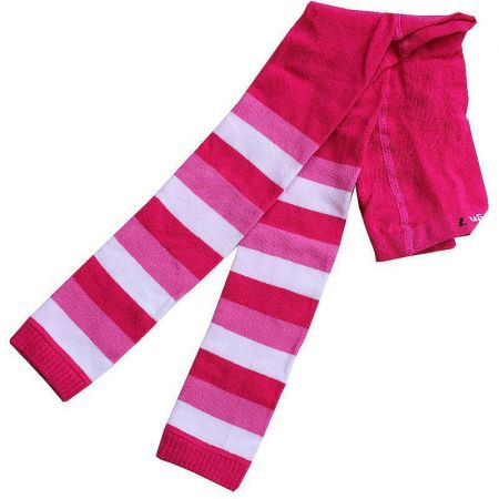 Design Socks Dětské legíny RŮŽOVÉ PROUŽKOVANÉ vel. 3 (2-3 roky)