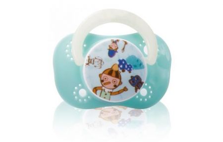 Farlin Šidítko silikonové CHU CHU Cherry Pacifier 0 - 6 měsíců Modré