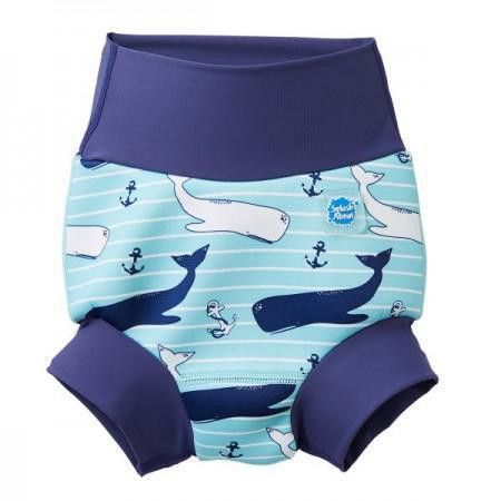 Splash About Nové Plavky Happy Nappy - Velryba vel. XL (1-2 roky)