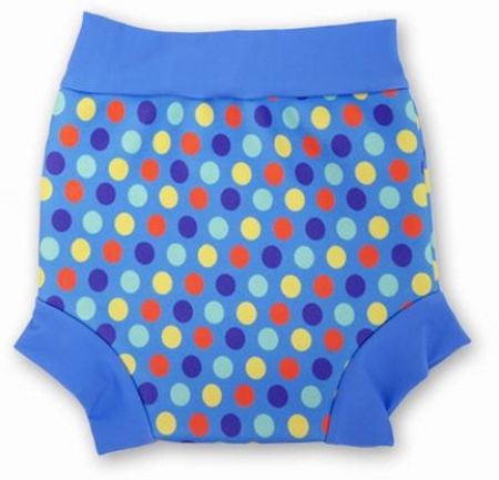 Splash About Plavky Happy Nappy - modré tečky VEL. S (3 - 6 kg) 