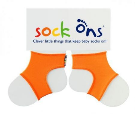 Kikko Sock ons - držák ponožek Oranžová 6-12m