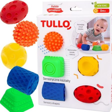 TULLO - Tullo Senzorická sada 5ks tvary