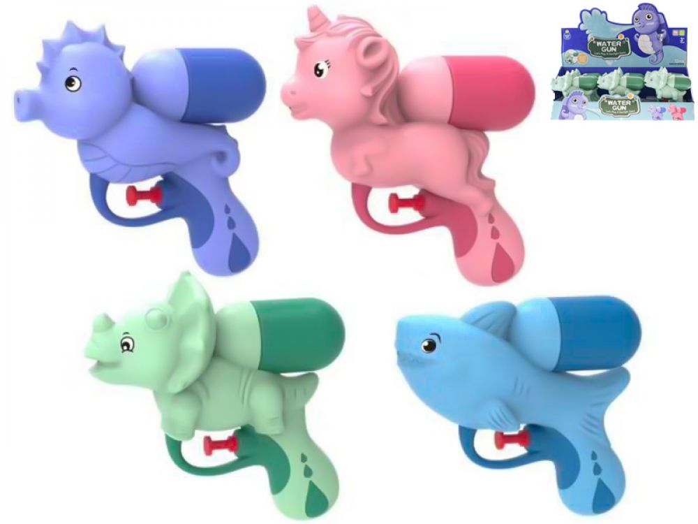 MIKRO TRADING - Vodní pistole zvířátka 17cm, Mix produktů