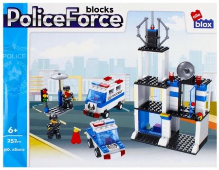 EURO-TRADE - Stavebnice Alleblox Police Force 252ks