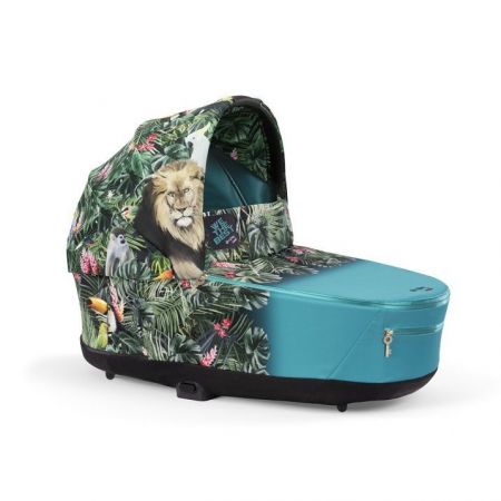 Cybex Priam Lux Carry Cot by DJ Khaled We The Best 2022-Mid Turquoise