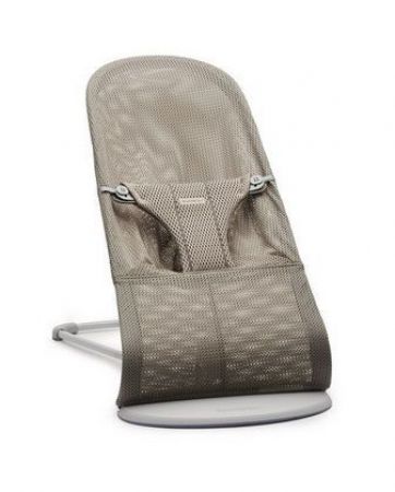 BabyBjörn lehátko Bouncer BLISS Mesh-Grey beige