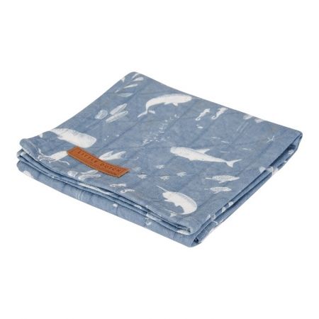 Little Dutch Swaddle 120x120 Ocean- Blue