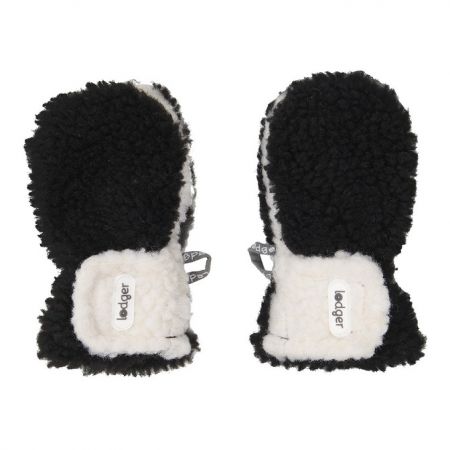 Lodger Mittens Teddy, rukavice-Black 1-2roky