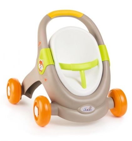 Smoby Minikiss Baby Walker 3v1-zvířátko 