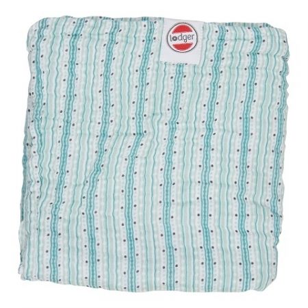 Lodger Dreamer Muslin deka 120x120cm-Stripe Xandu Silt Green