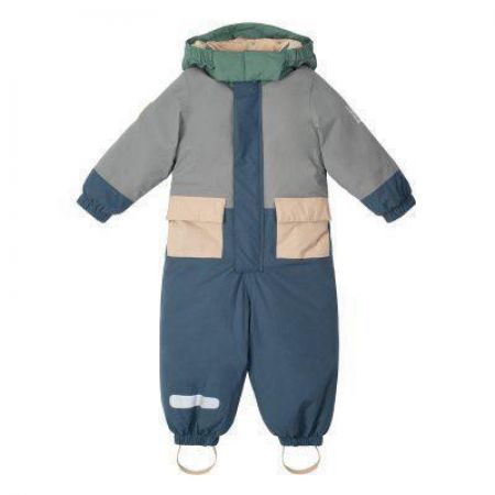 LEOKID Zimní kombinéza Color Block GRAY WAVE Vel. 2 - 3 r (vel. 92)