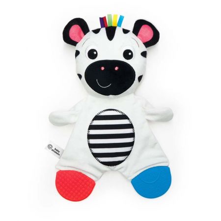 BABY EINSTEIN - Kousátko plyšová senzorická Zebra Zen ™ 0m +