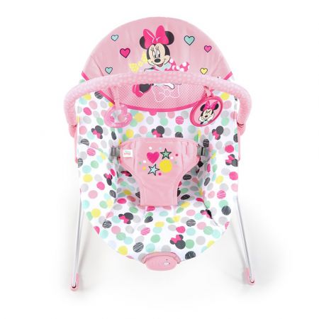 DISNEY BABY Lehátko vibrující Minnie Mouse Spotty Dotty 0 m+, do 9 kg