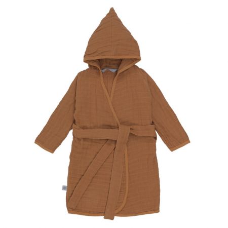 Muslin Bathrobe rust 24-36m.