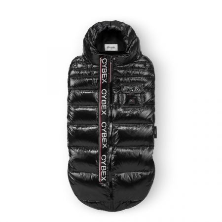 CYBEX fusak Platinum Winter Footmuff , Deep Black