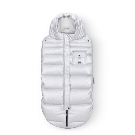 CYBEX fusak Platinum Winter Footmuff , Arctic Silver