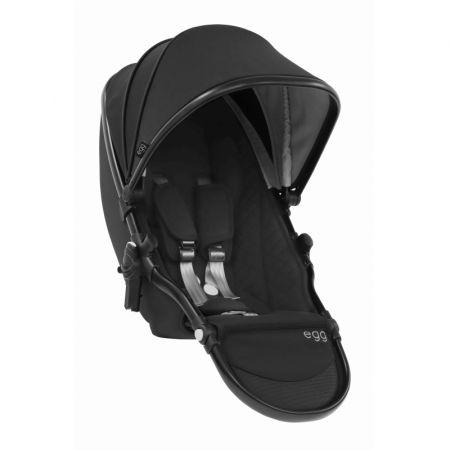 BabyStyle Egg2 TANDEM sedací část, Just Black 2021 - Speciální Edice