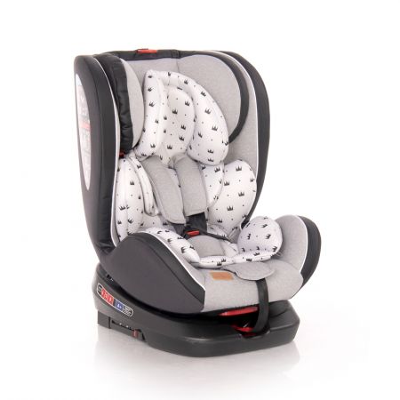 Autosedačka Lorelli NEBULA ISOFIX 0-36 KG GREY CROWNS