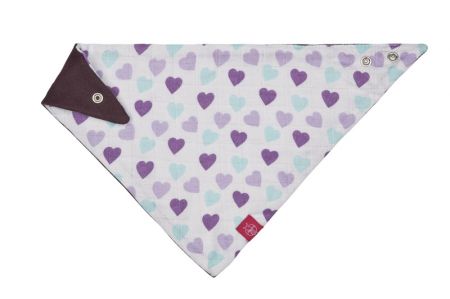 Lässig bryndák Muslin Bandana - royal heart girls