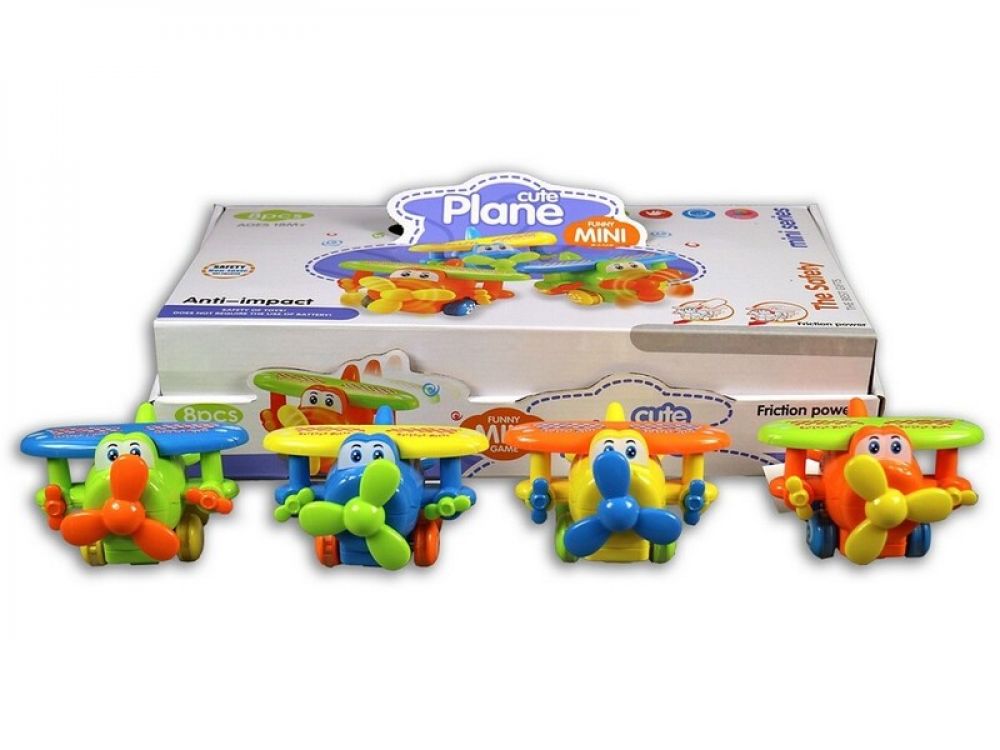 MADE - Letadlo dvouplošník na setrvačník, Mix Produktů